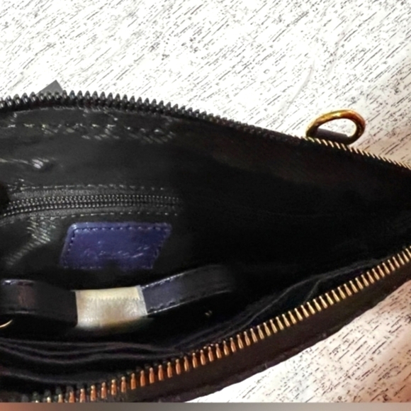 Mona B Posie Crossbody Wristlet Wallet Navy Blue - Picture 4 of 12